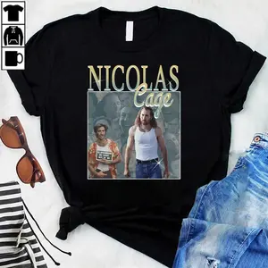 Nicholas Cage Vintage - Nicolas Cage - Nick Cage - Nic Cage T-Shirt