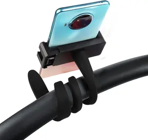 Stroller Phone Holder Portable Holder Phone Mount with Non-Slip Flexible Arm Phone Holder Accessories for Bike, Car Kitchen Adjustable Cellphone