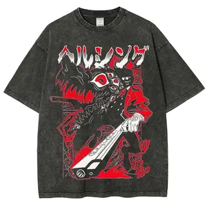 Hellsing Unisex Ultimate Vampire Unisex Fit Washed T-Shirt 1