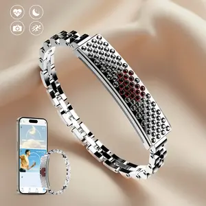 Smart bracelet, heart-shaped smart wristband, smart wristband, multiple sports modes, smart wearable device, lightweight design, durable sports wristband, long-lasting battery, activity tracker, gift, Valentine's Day, Christmas, couple's gift