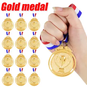 1/10count Football Cup Gold Medals Winner Awards Kids Sports Theme Birthday Party Favors Soccer Party Gifts Toy Competition Prizes