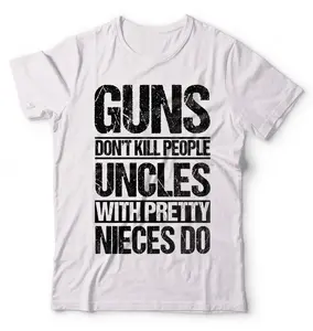 Funny Uncle T-Shirt, Gift for Uncle from Nieces, Father's Day Gift Birthday Gift Cool Uncle Tee, Unisex Casual Shirt