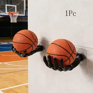 Wall-Mounted Basketball Rack, Space-Saving Vertical Storage, Ideal for Garages, Caves, Game Rooms, Durable and Easy to Install