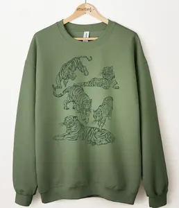 Tiger Group Color On Color Graphic Top