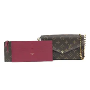 Pre-owned Louis Vuitton Canvas Shoulder Bags Monogram Pochette Félicie Handbag JV0079 JY00127