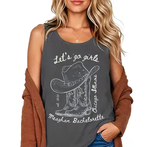 Let's Go Girls, Custom Western Bachelorette Tank Top, Cowgirl Bride Tee, Personalized Bach Shirts, Matching Country Bridal Squad