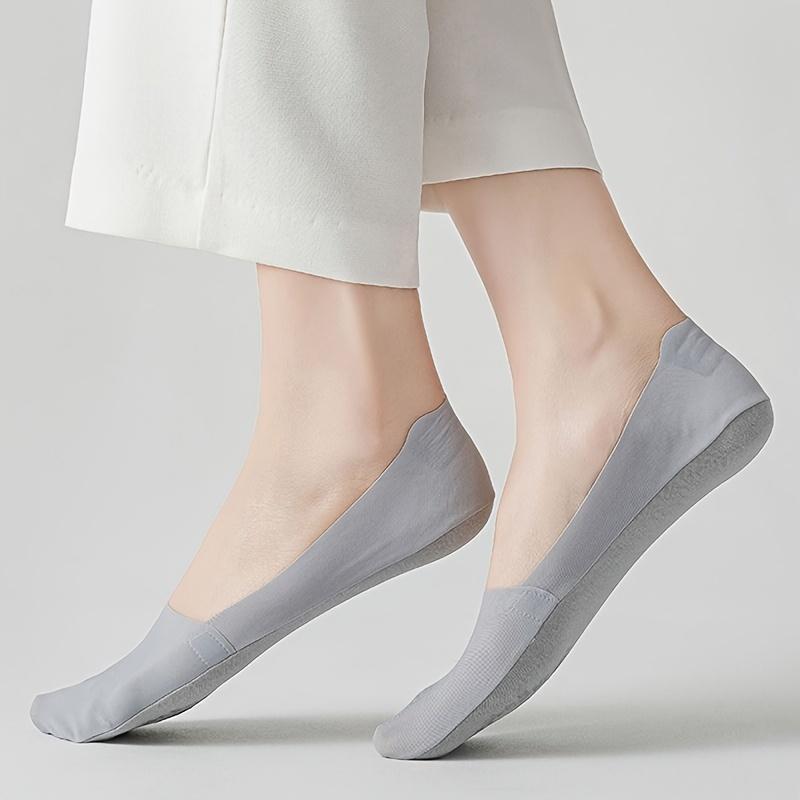 10 Pairs No Show Socks Womens Low Cut Non Slip Invisible Liner Thin Silk Socks for Flats Loafers-Women's Lady Solid Color Summer Socks,Basic Lightweight Breathable Knit Socks,graduation gifts,birthday gifts,mother gifts,summer vibes