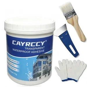 Clear Waterproof Sealant Glue | Outdoor & Indoor Leak Repair for Roof, Window, Pipe, Tile | Fast Drying, Paintable, Permanent Bond | Shipped from USA magic transparent