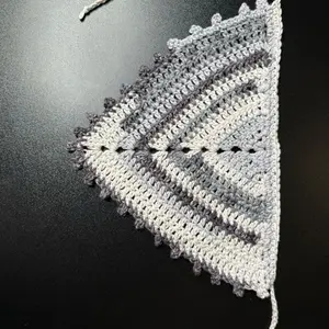 Crochet Bandana - Foggy