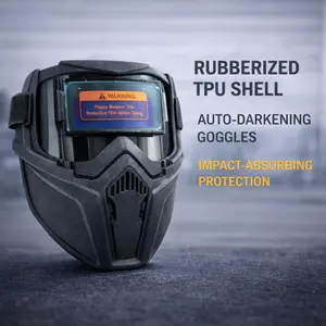 Auto Darkening Welding Helmet – Lightweight Anti-Fog Protective Face Shield for TIG MIG ARC Welding Safety Gear outdoorfun