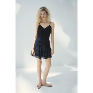 H&M Draped chiffon strappy dress