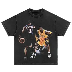 Youth and Adult VINTAGE TEE KOBE VS ALLEN IVERSON  t-shirt , Graphic tee, Basketball Fan T-shirts, Sports Lover T-shirts, Cotton Sports Fan Gifts for Men and Women, Boys Clothing