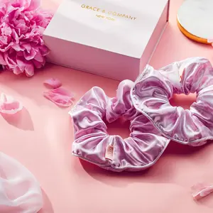 Arabella Pure Satin Scrunchies