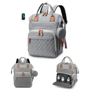 Diaper Bag Backpack Bag, Girl Boy Diaper Bag for Dad Mom,Multifunctional Diaper Backpack, 16 Pockets, Pacifier Case, Large Waterproof Diaper BagsUnisex for Travel