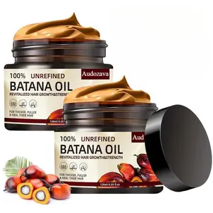 Batana oil, pure Batana hair oil from Honduras, used for smoothing curly hair and splitting hair, hair care product