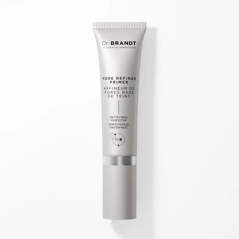 Dr. Brandt Pore Refiner & Minimizing Primer (30ml) - Silky, Smooth, Flawless Oil-Control Base with Red Clover, Salicylic Acid, Flower Extract for Instant Blur & Lightweight Mattifying Effect
