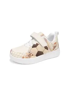 Football Theme Velcro Shoes, Fun Goalkeeper Print, Fashionable Kids' Footwear, World Cup Elements, Party Essential, Training Choice