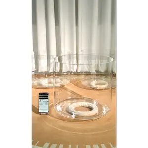 Titan 18 Inch Unground Crystal Bowl #6: F2 Second Octave 432 (+15 cents)