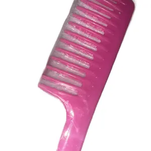 Styling Hair Comb Wide Brush - Pink Hair Accessory for Styling Needs Boar Bristle