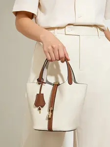 New Leather Bucket Bag for Women, Genuine Leather Handbag, Stylish and Durable, Perfect for Daily Use, Elegant Design, High-Quality Material