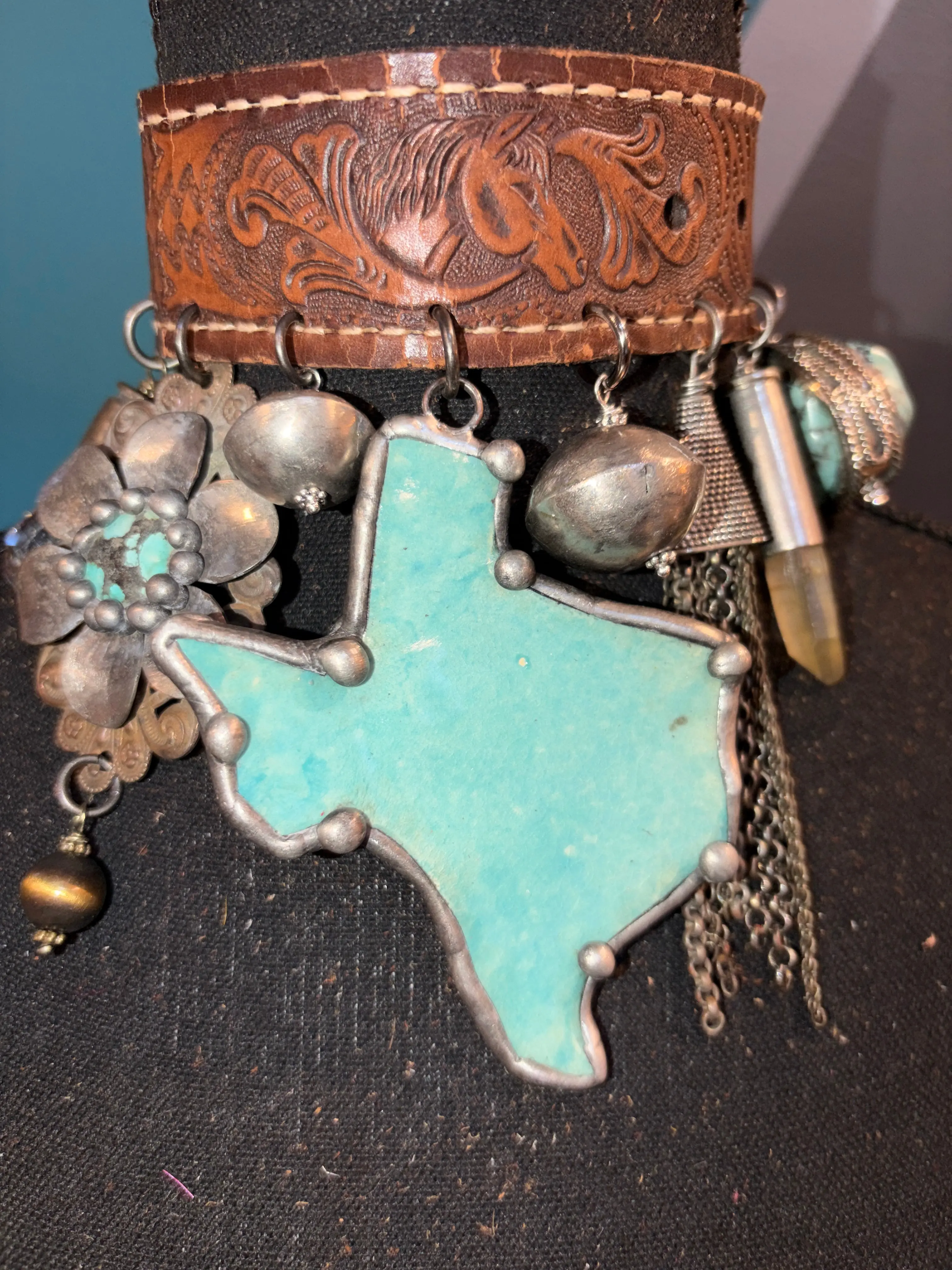 Home State Handmade Leather Choker