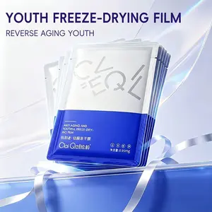 Hyaluronic Acid Freeze-Dried Collagen Mask, Deep Hydration Repair Sheet Mask for Sensitive Skin, 3 Pieces, Moisturizing Face Mask