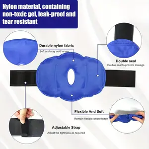 Knee Cold Pack - 1 reusable hot and cold pack, Cooling Pads for knees, joints - adjustable and flexible for knees, elbows, Reusable Ice Pack