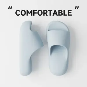 Soft Waterproof Cloud Slide Footwear - Cloud Foam Platform Slippers with Shock Absorption, Indoor-Outdoor Anti-Skid Design