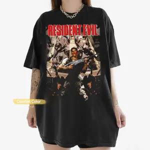 Resident Evil Shirt, Gift for Men, Gift for Women, Crew Neck T-shirt, Trending T-shirt Fabric