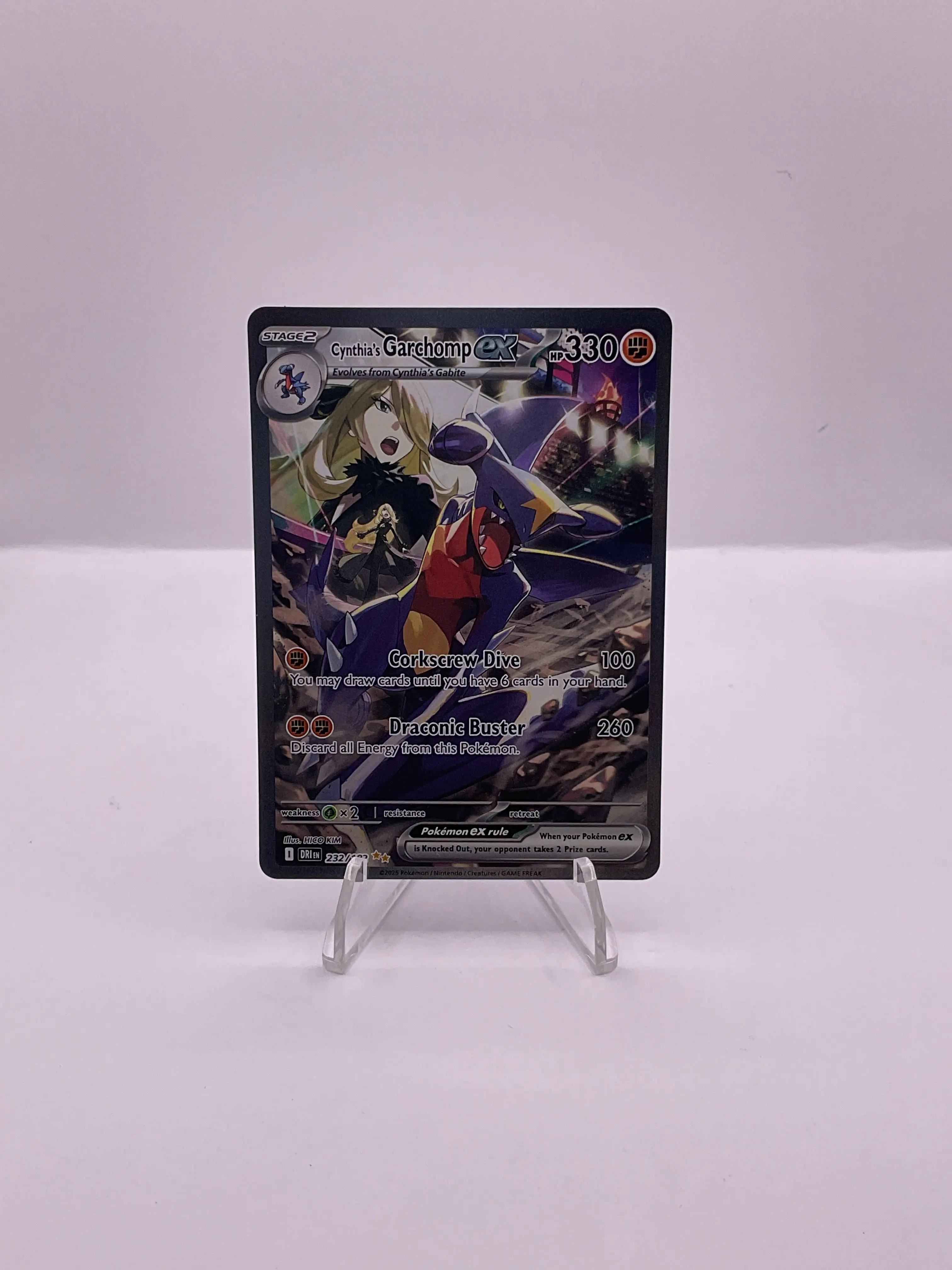 Cynthia's Garchomp ex - 232/182 - SV10: Destined Rivals (DRI)