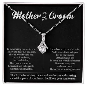 Mother Of The Groom Necklace, Wedding Gift For Mother Of The Groom, Mother In Law Necklace, Wedding Necklace For MIL