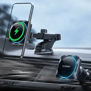 CHGEEEK for 15W MagSafe Car Mount Charger,Magnetic Wireless Car Charger for iPhone 16 Pro Max Accessories,Magnetic Phone Holder for iPhone 16e 15 14 13 12,Samsung with MagSafe,Magsafe Car Charger, Wireless Car Charger,Gifts for Men Women