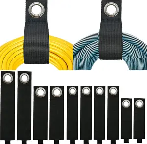 ZTSXLLIM Heavy-Duty Storage Straps (Assorted 10 Pack) - Extension Cord Storage, Organizer, Cord Wrap Keeper, Cable Straps for Tools, Hoses, Rope, RV, Workshop and Garage Wall Storage and Organization