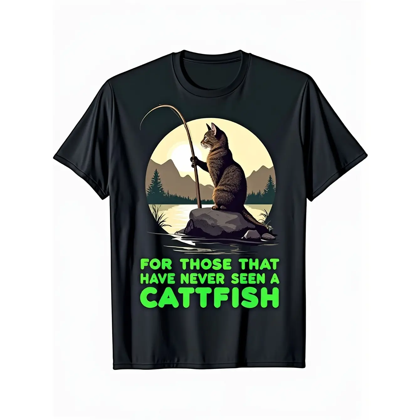 Women's Funny Cat Graphic T-Shirt - Soft Casual Crew Neck Top, Short Sleeve Regular Fit Customized Garment for Everyday Wear, Tops, Unisex, Women's Clothes, Fitted, All Seasons, Classic Unisex Cut