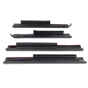 Rocker Panels Guard Plastic Fit For 2014-2018 Silverado/Sierra 1500 Crew Cab