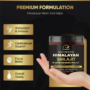 [Buy 1 Get 1] RTMGOB Pure Himalayan Shilajit Gummies for Men & Women-Energy and Stamina Sports|Daily Vitality & Overall Wellness| Vegan | 30 Count