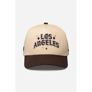 Los Angeles Stars Logo A-Frame Snapback | Natural & Brown