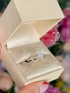 Round Cut Lab-Grown Diamond Bridal Ring Set