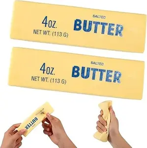 1/2Pcs Super Soft Squishy Butter Stick Stress Toy Slow Rising Sensory Fidget for Teens & Adults - Party Favors Christmas Birthday Gifts