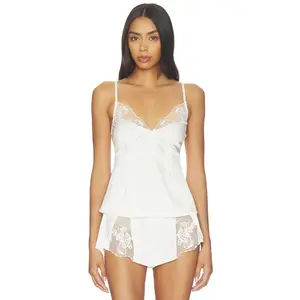 KAT THE LABEL Matisse Camisole in Ivory