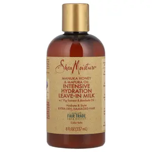 SheaMoisture Manuka Honey & Mafura Oil, Intensive Hydration Leave-In Milk, 8 fl oz (237 ml)