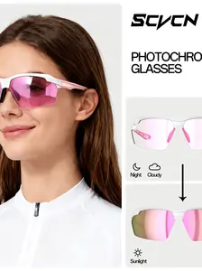 1pc SCVCN Women Fashion Glasses Cycling Glasses Men MTB Cycling Glasses Road Bike Eyewear Outdoor Sports Running Glasses