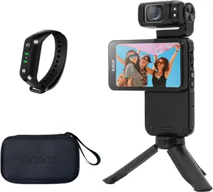 ORDRO 5K Pocket Camcorder, 4K 60FPS Video Camcorder UHD 36MP for YouTube TikTok Video Vlog Combo Recording, WiFi IR Night Vision Camera w/Carrying Bag Remote Control Tripod Action Wireless Magnetic