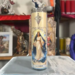 La Siren 7 Day Candle with Veve