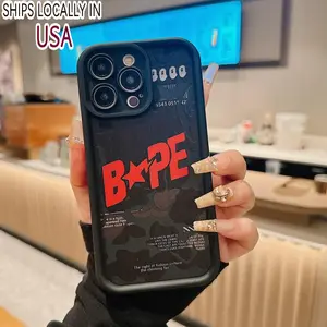 Fashion Phone Case, Anti-drop Cellphone Protective Case, Total Protective Shockproof Mobile Phone Cover for iPhone 15 Pro Max 14 13 12 11 X, Casing