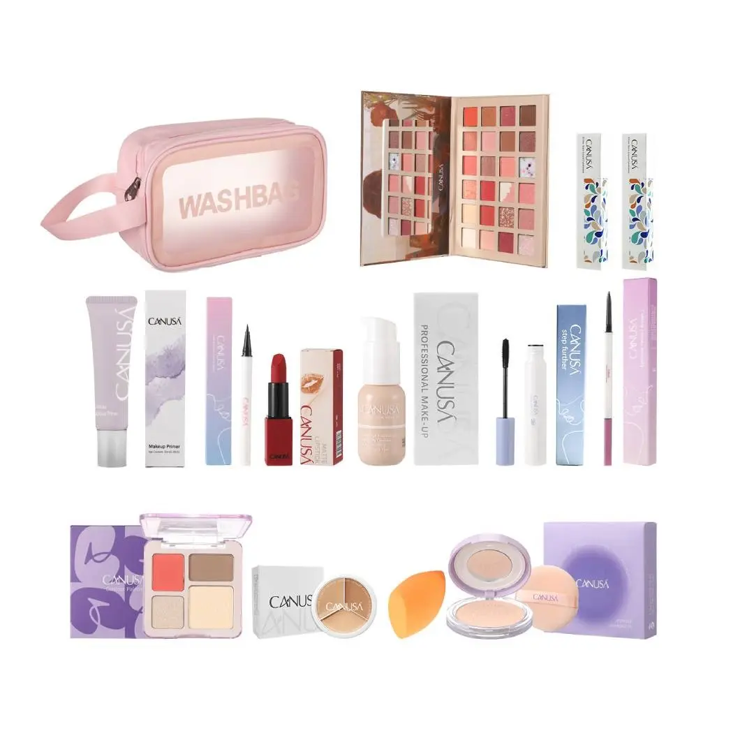 Makeup Set, 14pcs/set Cosmetic Products, Face Makeup Sets, Makeup Gift Set, All-in-one Set, Glitter Pack, Flawless Makeup Set for Women & Girls, Brightening Makeup Set, Cosmetics Kit, Makeup Kits