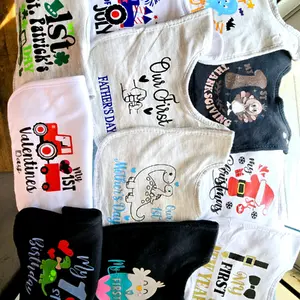 Personalized Baby Bibs and Burp Cloths - Apron