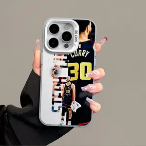Curry pattern Casing For iphone 17 16 15 14 13 12 11 X XS SE23 PRO PLUS MAX 2020 2022 Gift Shockproof Protection Anti-Drop Protective Protector Phone Cases Shell Cover basketball