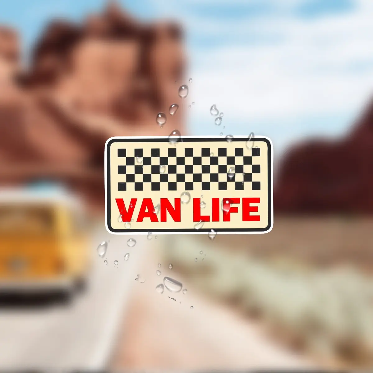 Motorhome Life Sticker for Transporters and Campers, Durable Adhesive, Suitable for T5 Vans, Outdoor Camping Decoration