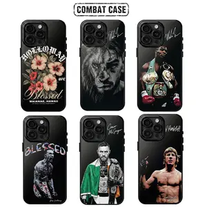 Combat Case Collection MMA Signature Phone Case Collection, UFC Fighter Max Holloway Mike Tyson McGregor Paddy Smartphone Cover Gift For Fight Night Fans, For Him For Her